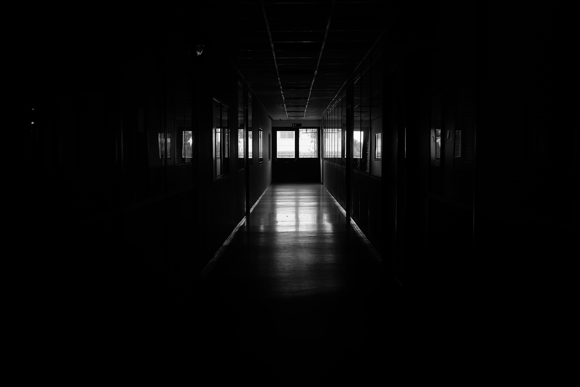 dark hallway